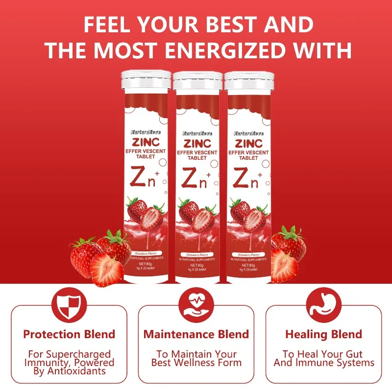 

Vitamin C Effervescent Tablets Fizzy Vitamin C Supplement Refreshing Drink for Daily Immune Support