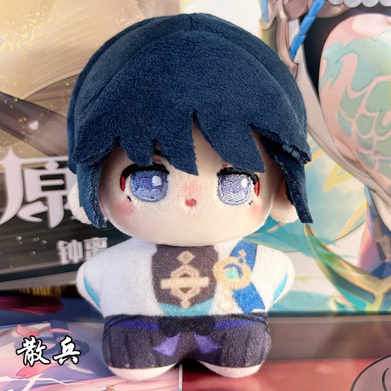 Genshin Impact Plushies Impact Tartaglia Kaeya Diluc Venti Xiao Klee จี้ตุ๊กตาของเล่นมินิพวงกุญแจตุ๊กตากระเป๋าเป้สะพายหลัง Accessorie