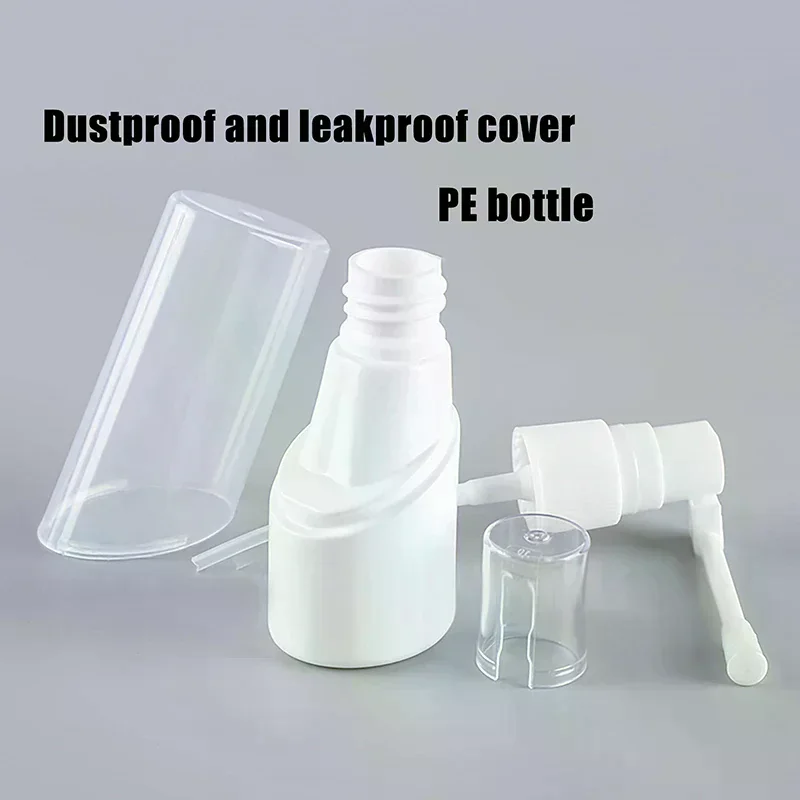 Botella pulverizadora basculante de 25/50ml, botella con bomba de nariz de elefante, botella lateral, botella de plástico para líquidos, rotación separada, embotellado en aerosol 360