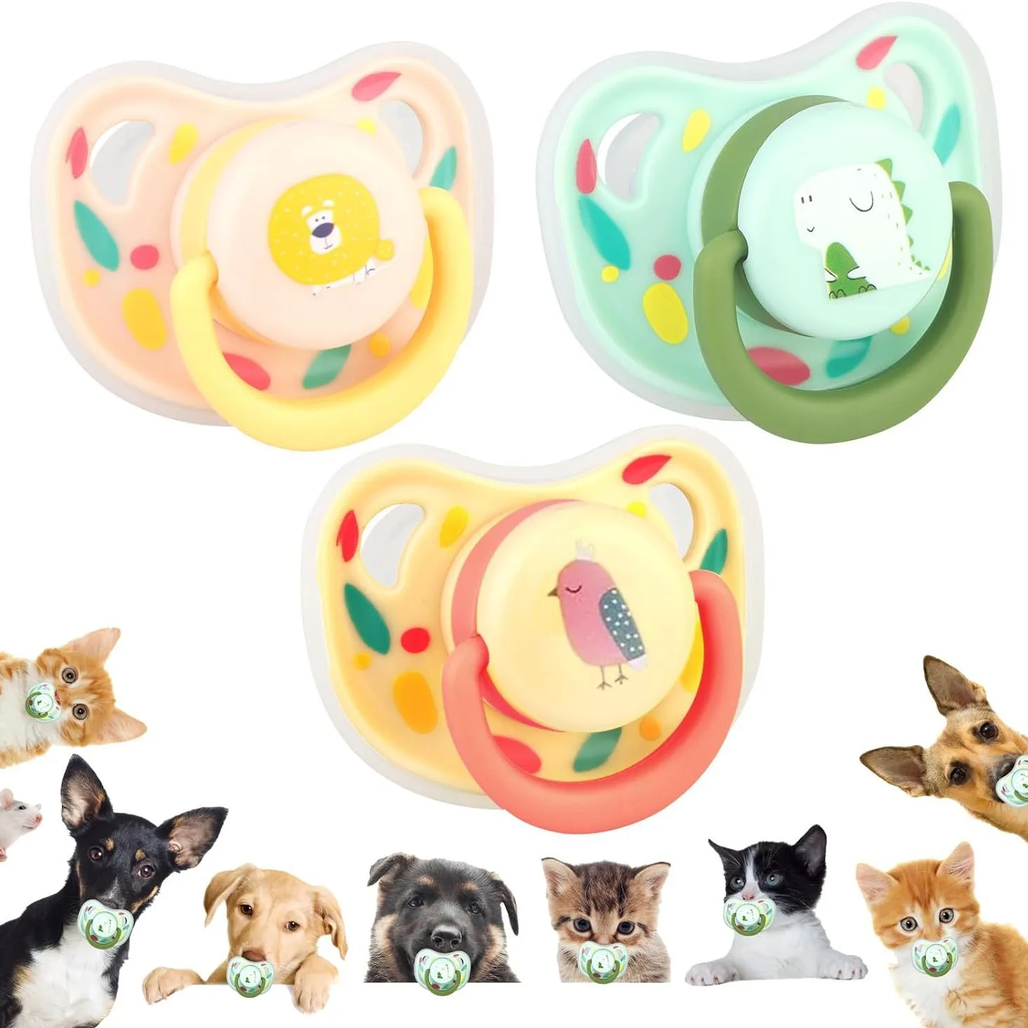 

Dog Toy Soothing Pacifier Puppy TeethingToy To Relieve BoredomCorgi-shaped Synthetic Pacifier For Puppies Safe Silicone Material