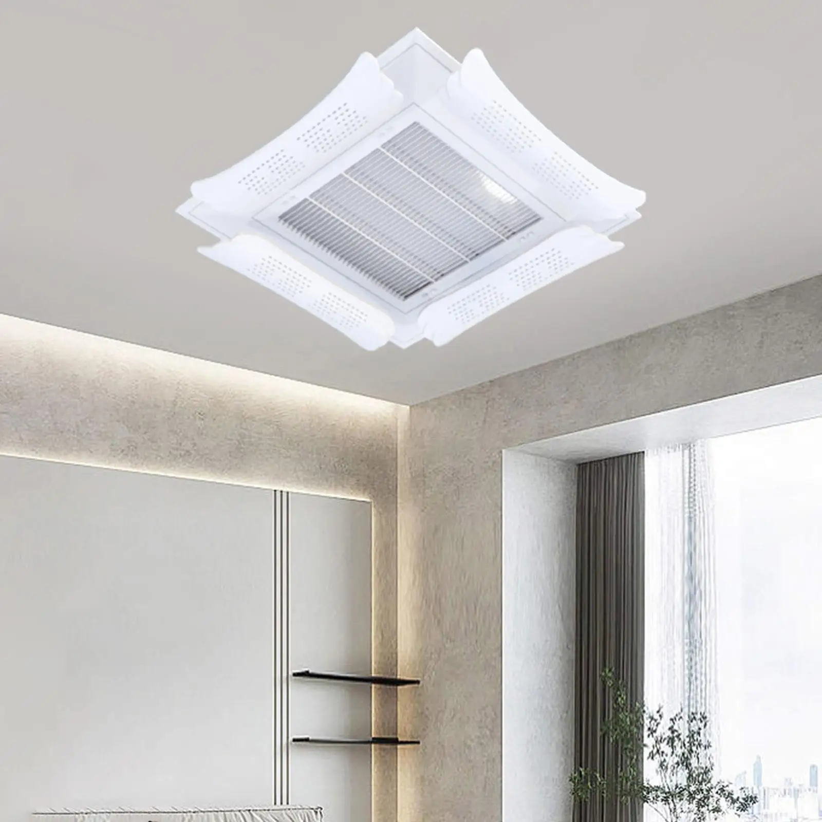 

4-х предметный дефлектор вентиляционного отверстия для кондиционирования воздуха, анти-дефлектор