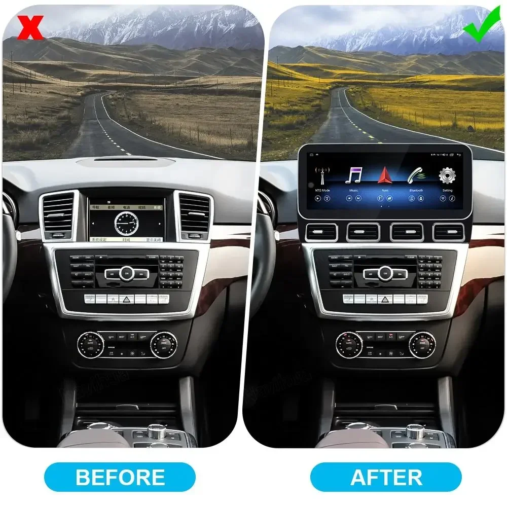 New Arrival For Mercedes Benz ML GL Class 2012 2015 Android Car Radio GPS Navigation Car Stereo Automotive Multimedia Player