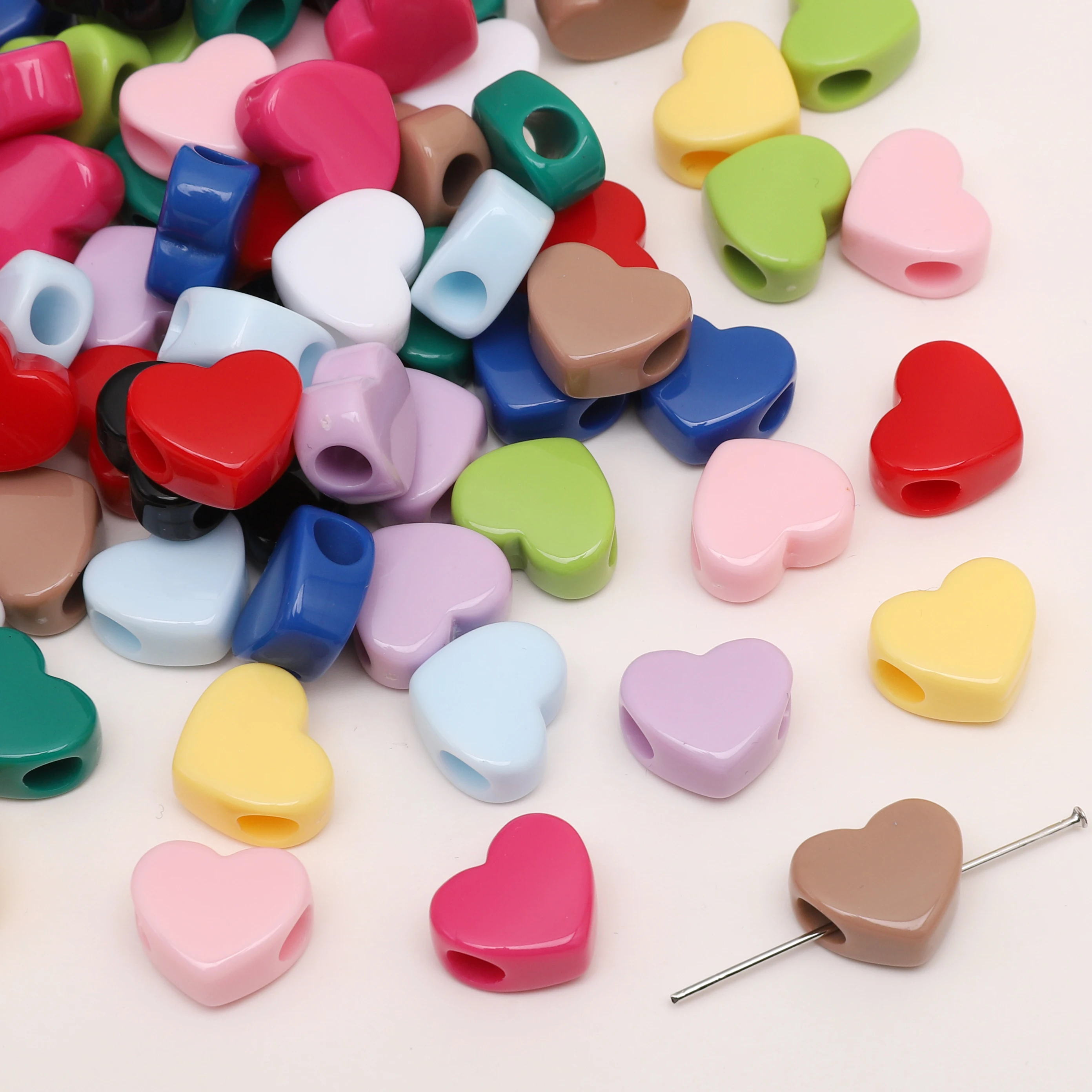 10-30Pcs Manik-manik Akrilik B - Jewelry Making Items ulasan dan harga