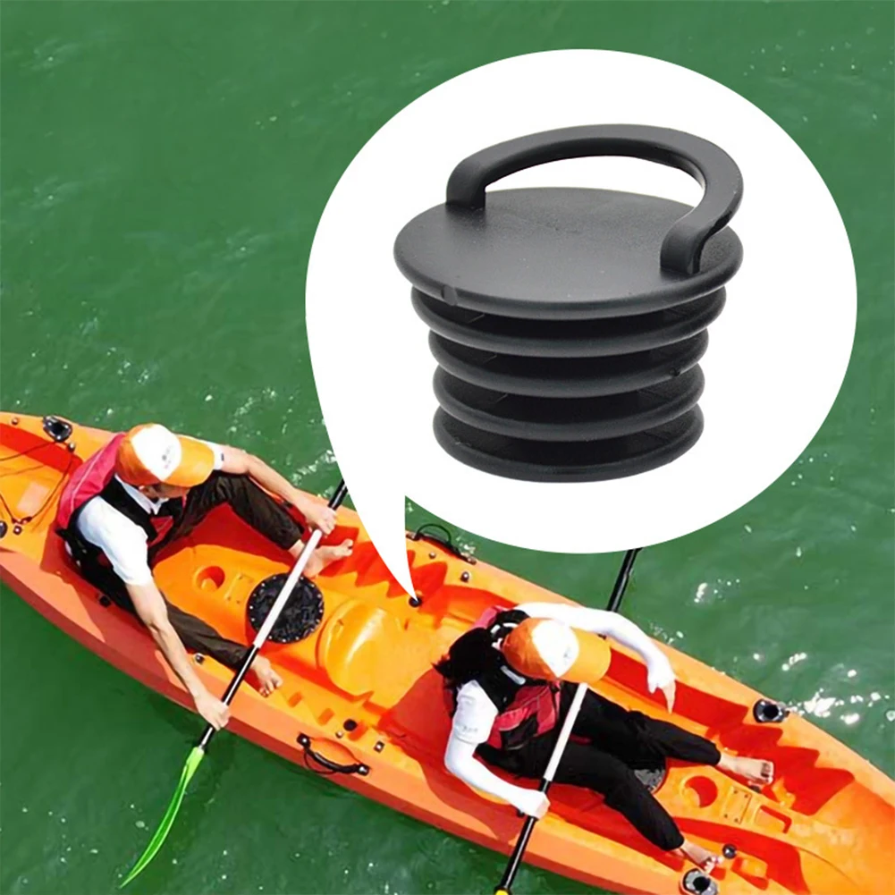 

Sit-On-Top Kayak Scupper Plugs With Good Air Tightness Lightweight High Strength PVC Bungs Drain Plug With Pull Ring Pack Of 2