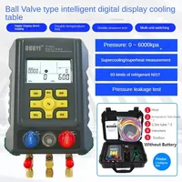 DUOYI DY522A Digital Manifold Meter Air Conditioning Vacuum Gauge for Refrigeration HVAC Vacuum Pressure Temperature Tester Set