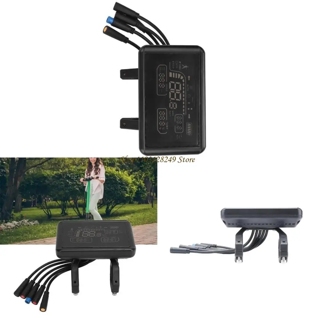 Electric Display Panel Electric Scooter Display Control Panel Replacement Modified Accessories Dashboard Part Waterproof