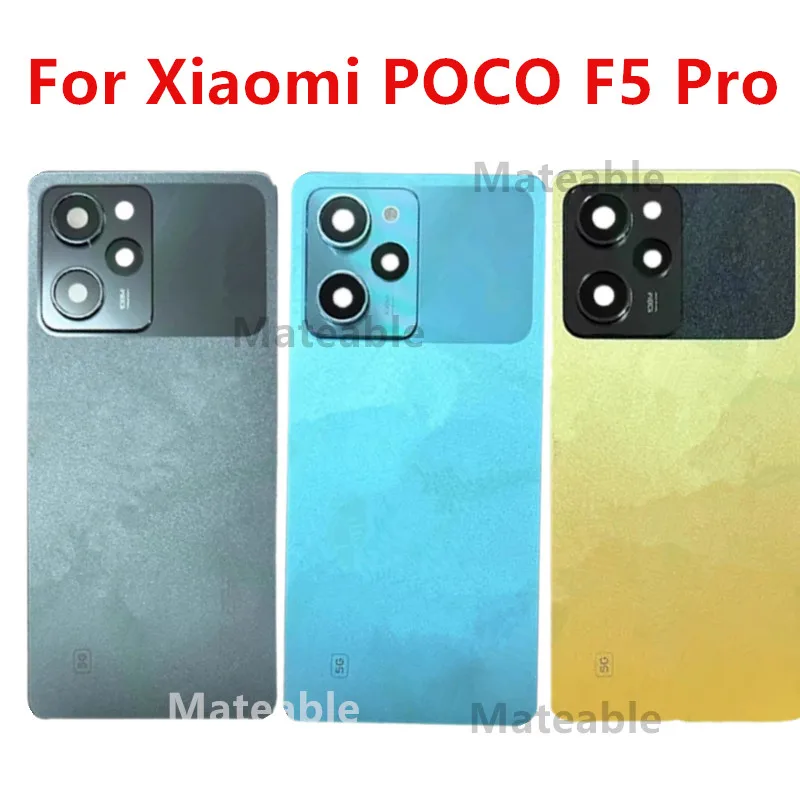 X5Pro tylna pokrywa baterii dla Xiaomi POCO X5 Pro 5G tylna obudowa wymień części zamienne do naprawy telefonu 22101320 G 22101320 I