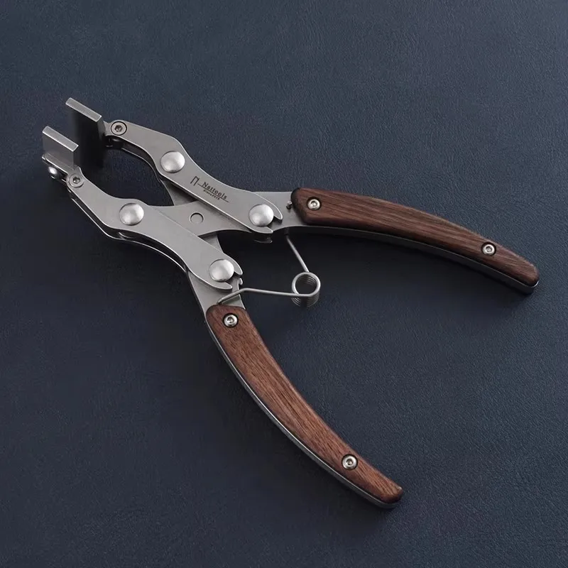 2nd Gen High Cost-Effectiveness Flat Nose Parallel Pliers 38mm Jaw Leather Craft DIY Hand Tool