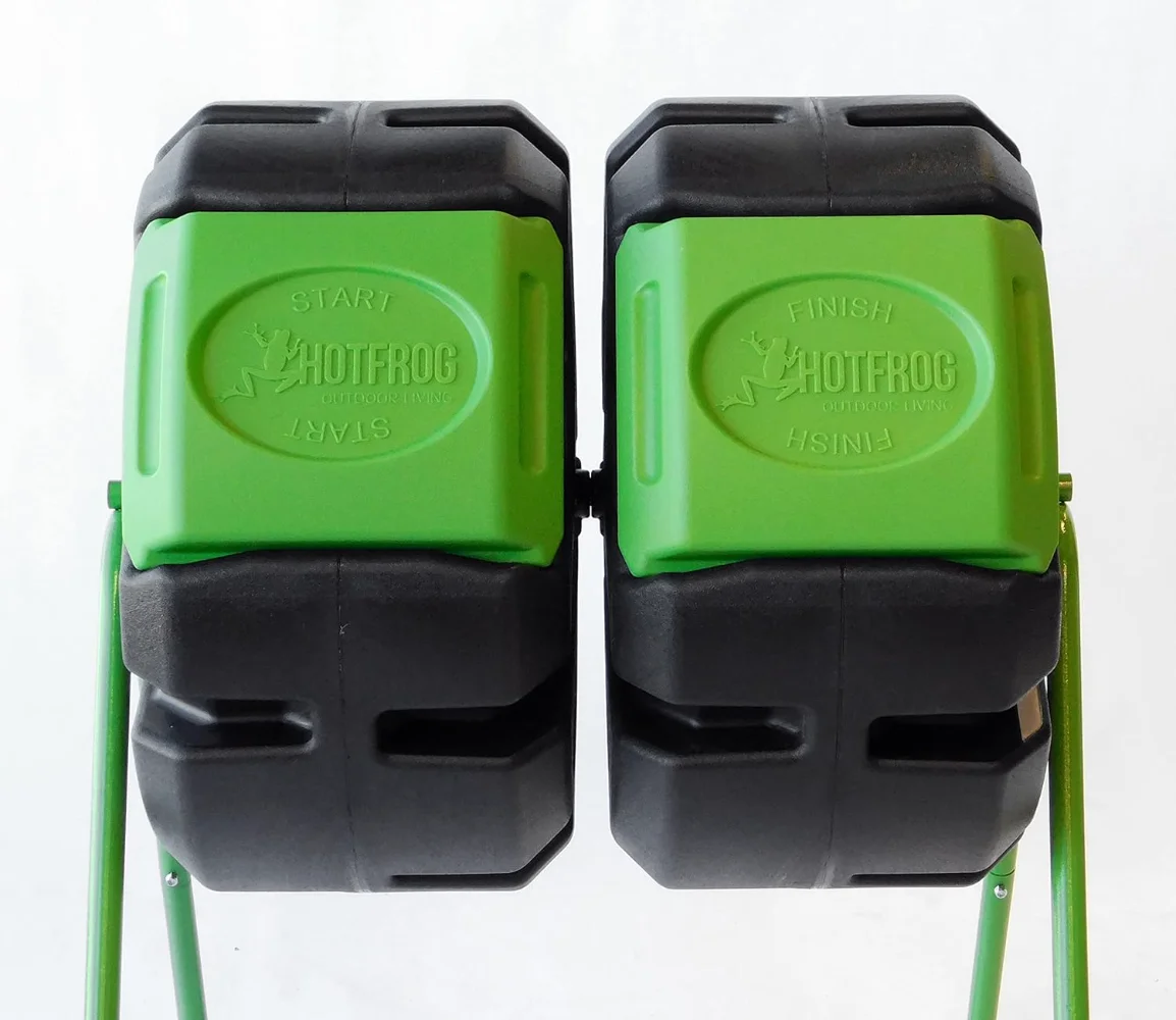 Fcmp Outdoor Hotfrog Dual Body Tumbling Komposter (37 Gallonen)