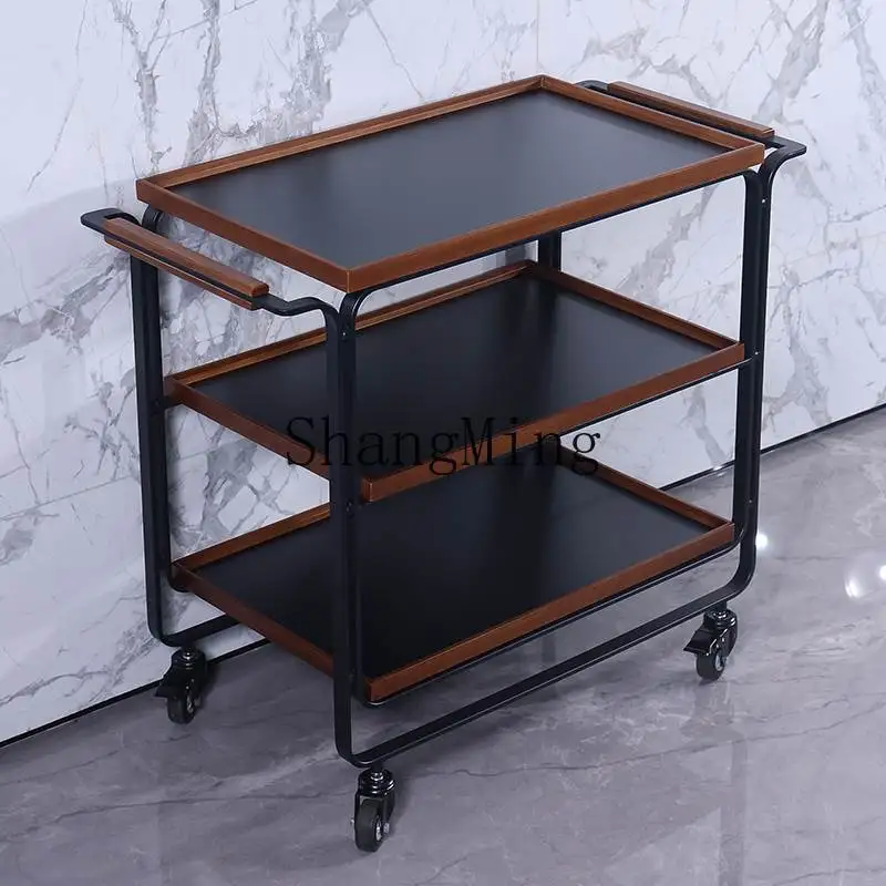 

FG restaurant large trolley hotel multi-function service car food delivery hot pot truck