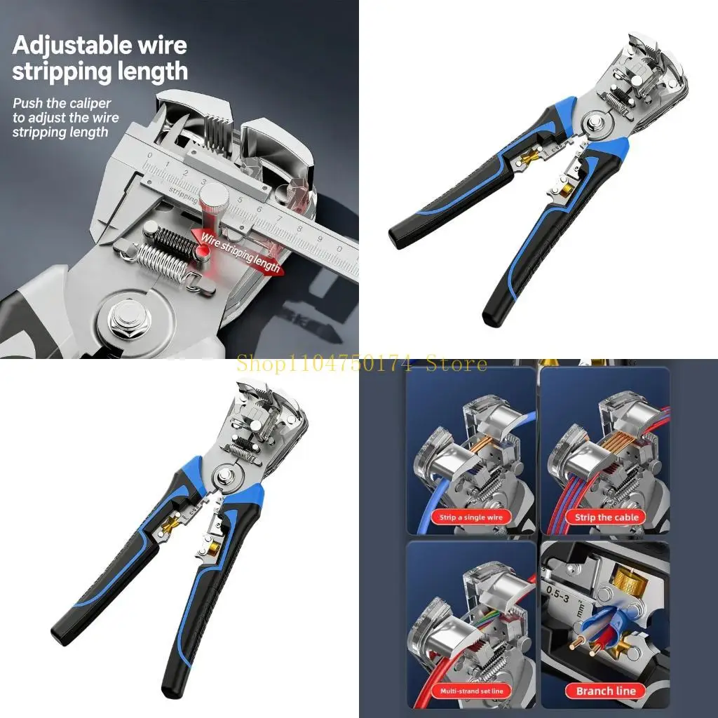 High Performances SelfAdjusting Wire Stripper Pliers With AntiSlip Grip top sale