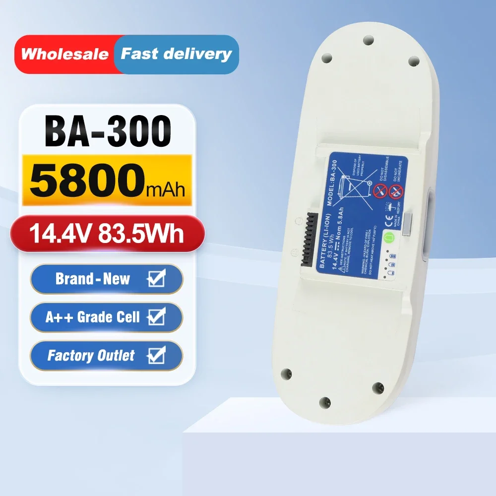

ETESBAY BA-300 Li-ion Battery For Oxygen Machine 1400-1020 1400-1030 1400-1000 For Inogen One G3 14.4V 83.5WH/5.8Ah
