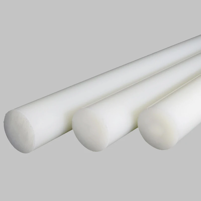 

White POM nylon rod Diameter 60mm Hard Plastic Polyoxymethylene Rod Stick Length 160MM