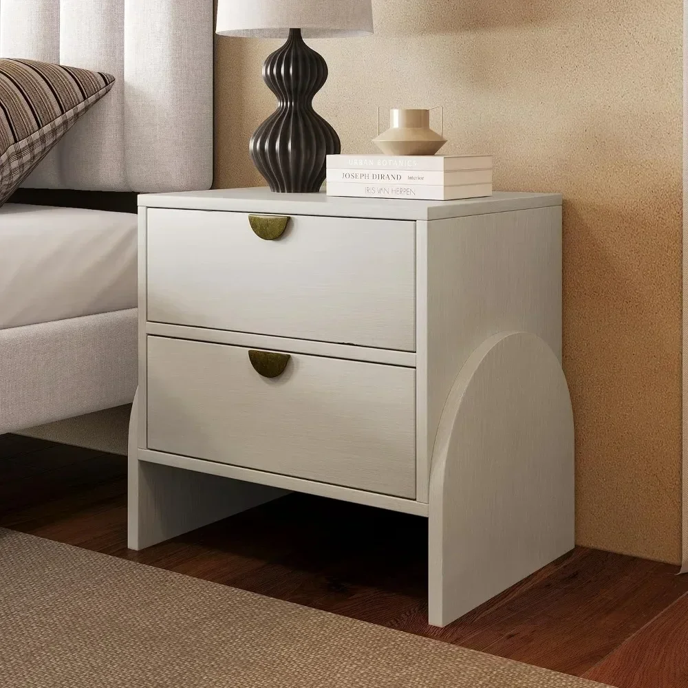 Nightstand Bedside Cupboard,Bedside Table with Two Storage Drawers for Living Room, Children's Room, Adult Room