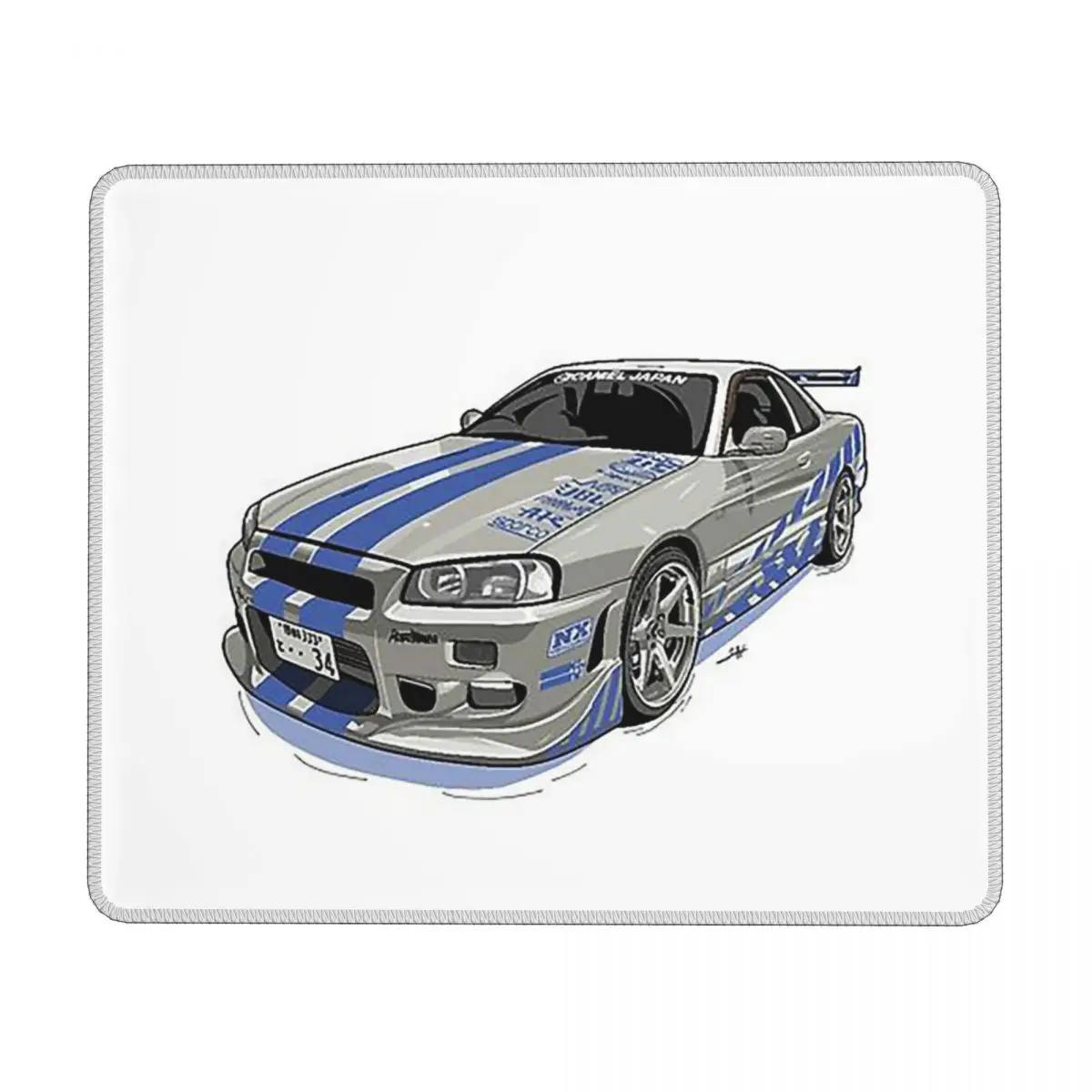 

Fast And Furious Skyline Multi-size Mouse Pad Computer Keyboard Mouse Mat Gamer PC Laptop Desk Mat Office Accessories Table Mats