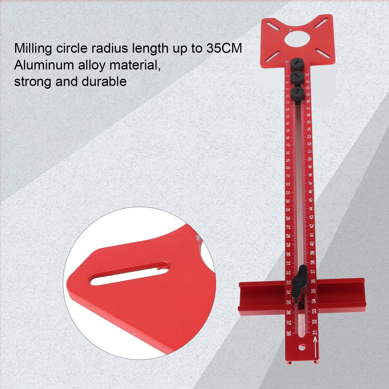 

Router Milling Bracket Complete Thickened Aluminum Alloy Trimming Machine Board High Hardness for Various Boards