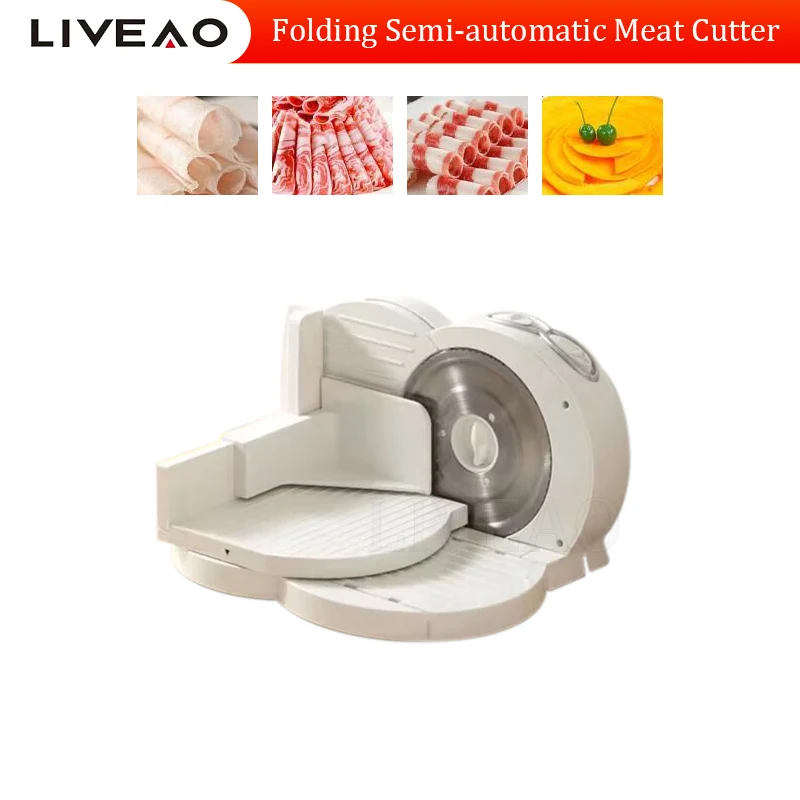 

220V Electric Desktop Meat Slicer Lamb And Beef Slicers 1-15mm Bread Ham Meat Cutting Machine