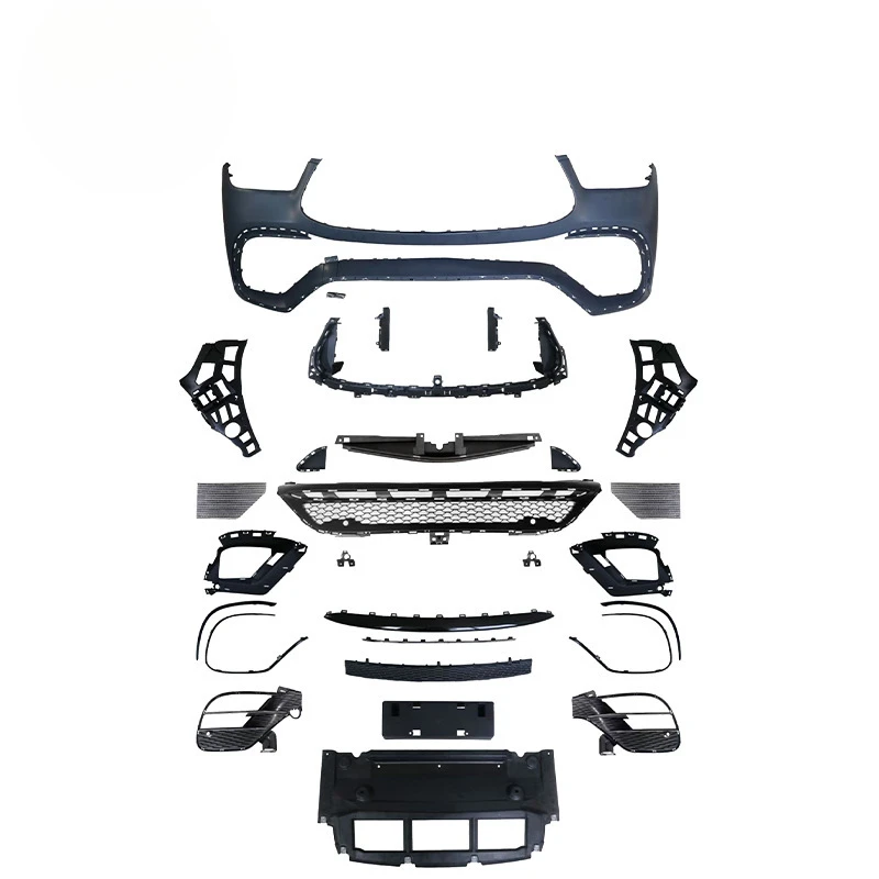 

SAAR подходит для Mercedes-Benz W167, модифицированный GLE 63, внешние передние и задние бамперы AMG, решетка, колесные арки, объемные