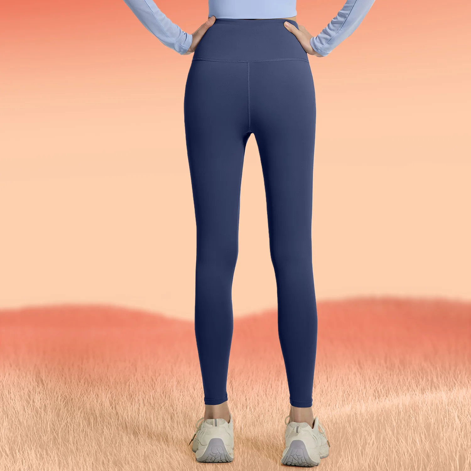 Latest Model Winter Velvet Thickened Yoga Pants Belly Lift Buttocks Windproof Warm Sports Tight Fitness Pants