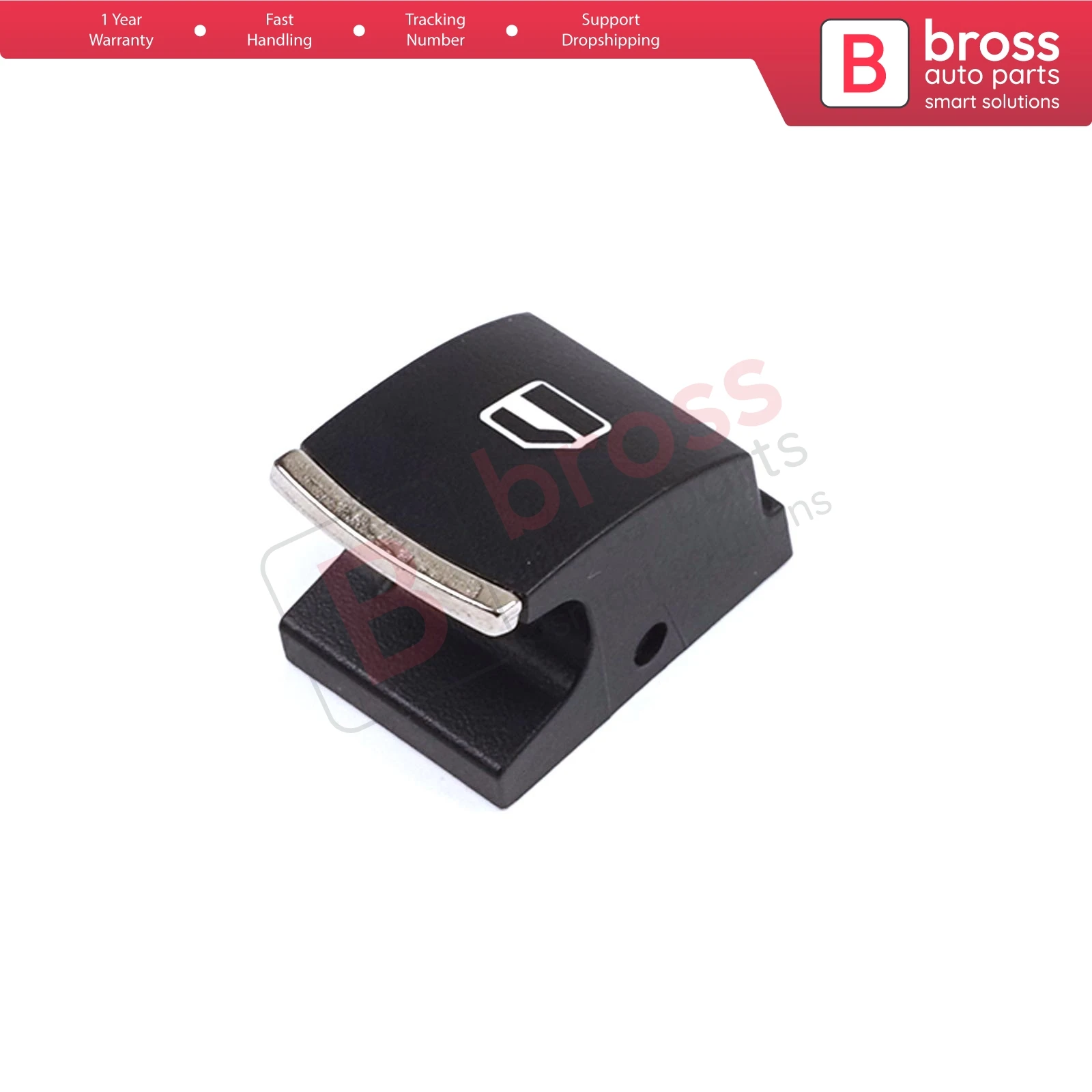 BDP994 Window Master Switch Button Cap Cover Chrome Edge 5ND959857 for VW Golf Jetta MK5/MK6 Passat B6 Tiguan Touran Polo.