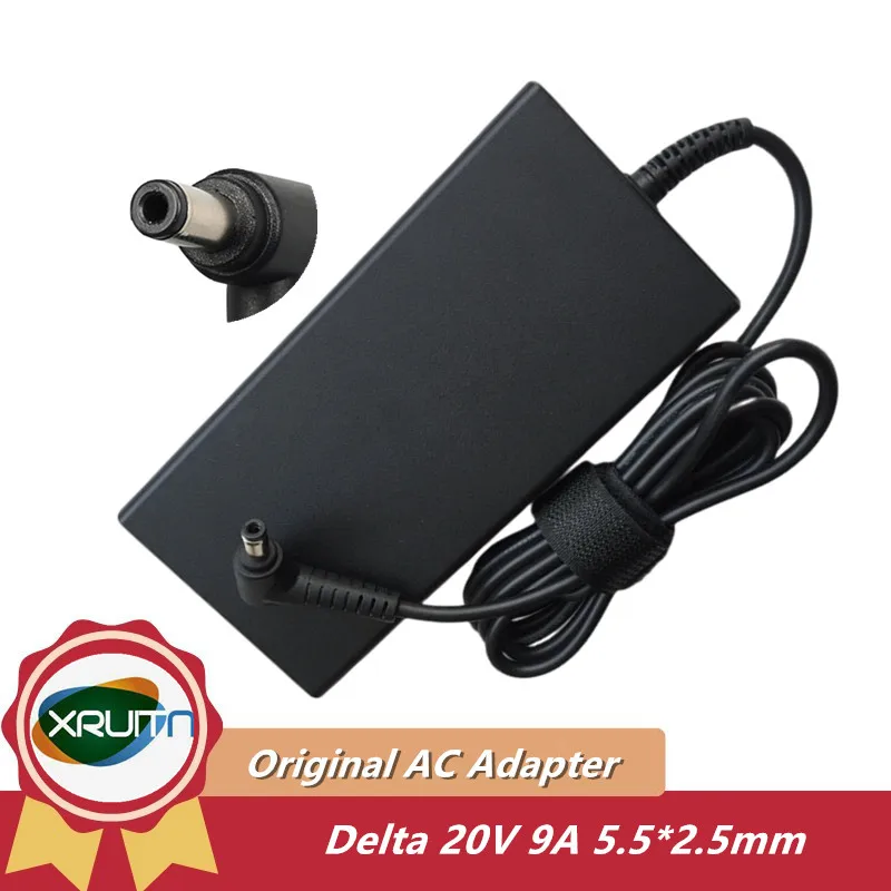 

Genuine Delta ADP-180TB H AC Adapter Charger for MSI GF75 WS66 10TL Series A17-180P4B 10TKT-080 20V 9A 5.5*2.5mm 180W A17-180P4B