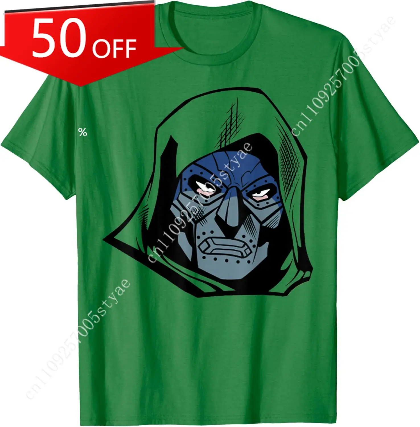 Marvel Fantastic Four Doctor Doom Big Face T-Shirt