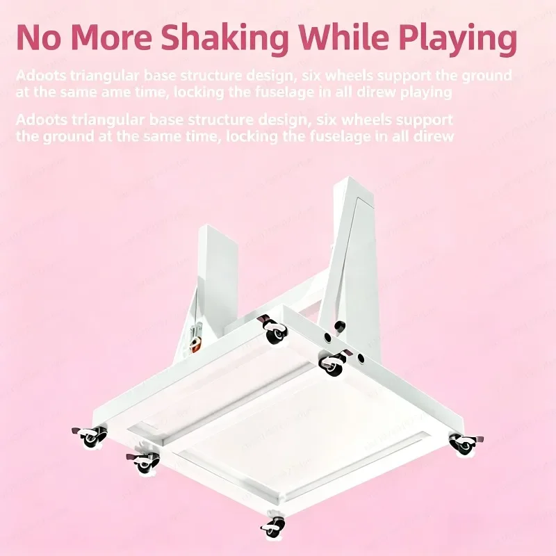 7.0 Silent Tech Double Folding Mini Mahjong Table, Automatic Home Electric Low Noise Machine with Heating