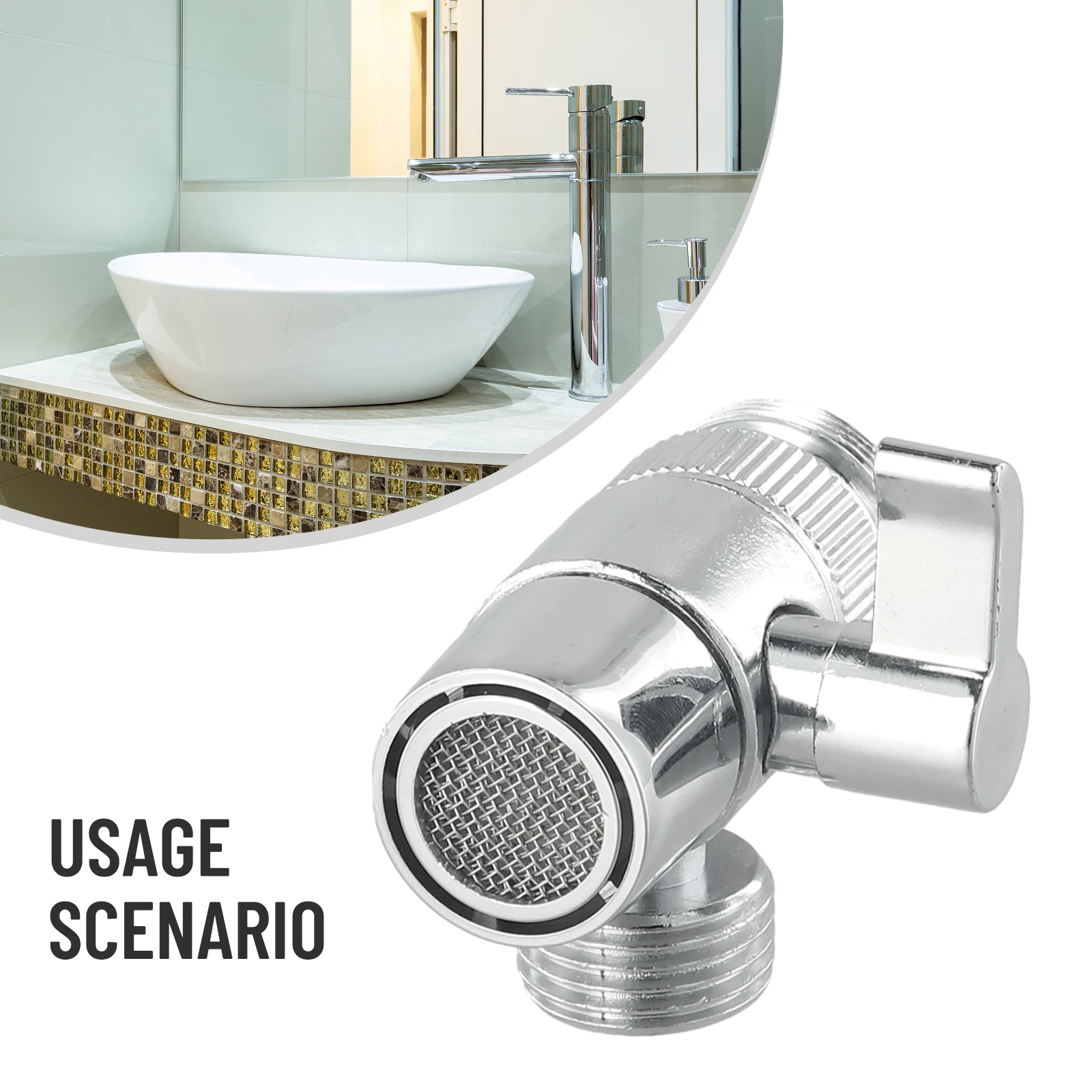 Kichen Accessories Valve Diverter Faucet Diverter Bidet Shower Diverter Faucet Adapter For Toilet Sink Splitter
