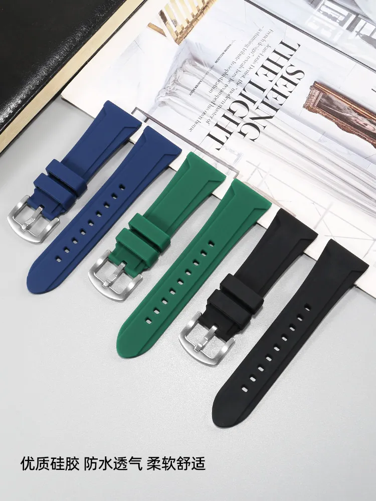 Silicone Watch Strap Is Suitable for Diesel Large Dial DZ4318/7395/4496/4323 Waterproof Soft Bracelet Men