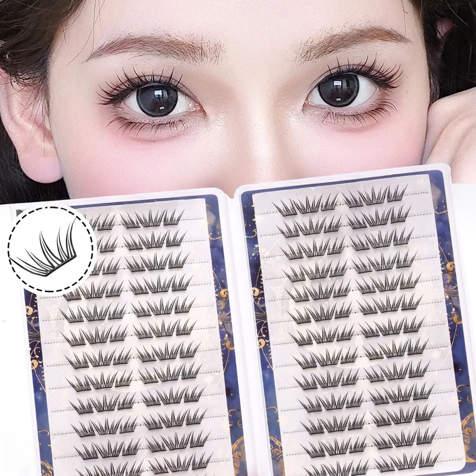 Sztuczne rzęsy manga, efekt kociego oka, kamelia, naturalne, miękkie przedłużanie rzęs, pojedyncze kępki, rzęsy codzienne, makijaż imprezowy.