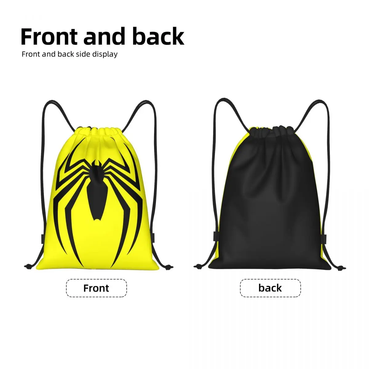 Custom Cute Animal Little Spider Drawstring Backpack Bags Men Women Lightweight Gym Sports Sackpack Sacks for Shopping