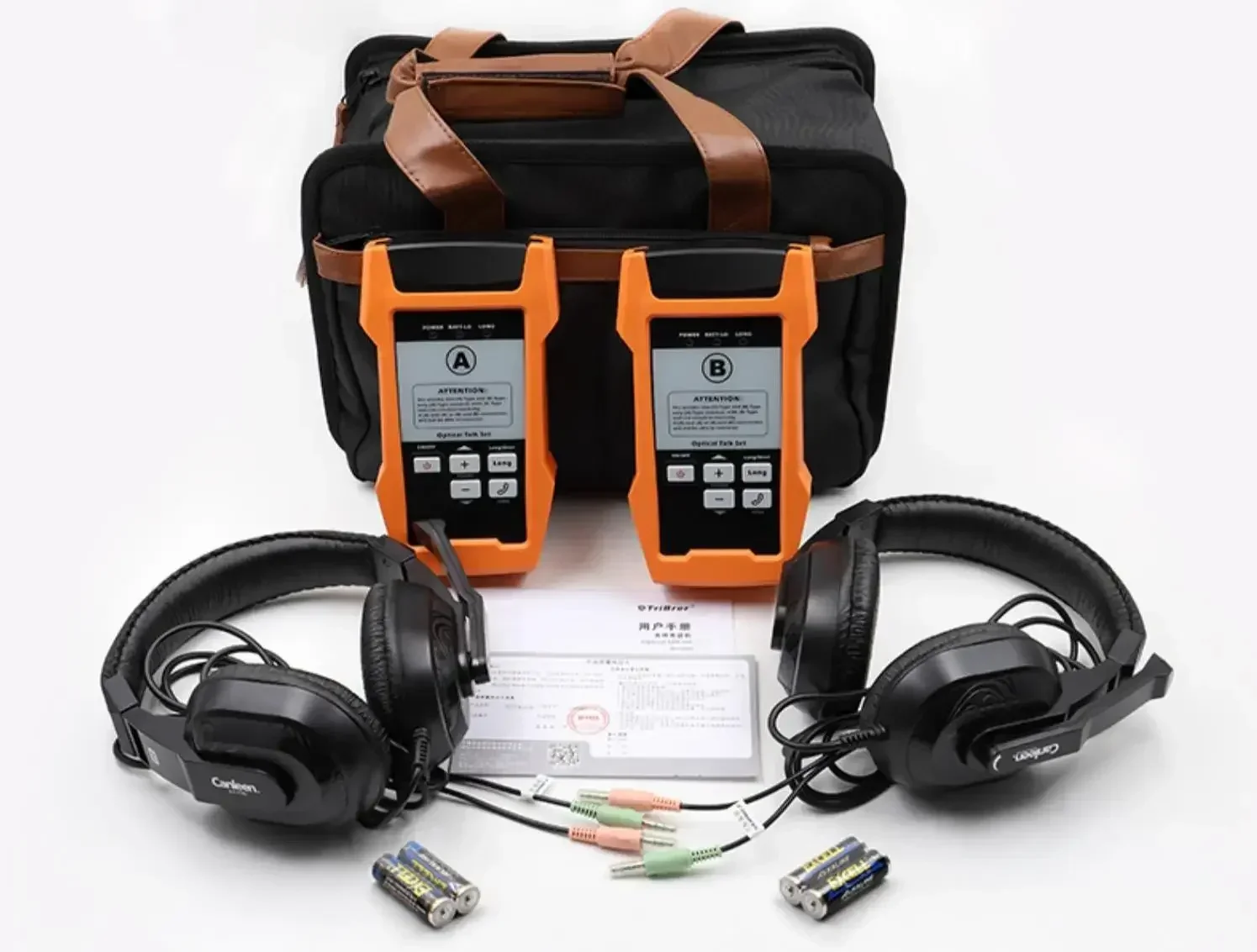 

AOT600 Optical Talk Set 1310&1550nm Full Duplex Communication Fiber Optic Cable Tester