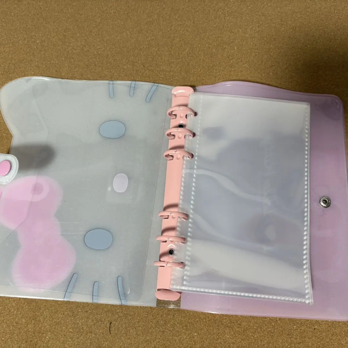 Hot Hello Kitty A6 Loose-Leaf Book Binder Pink Girly Heart Kawaii Lovely Super Anime Hand Ledger Cartoon Anime New Products view 6