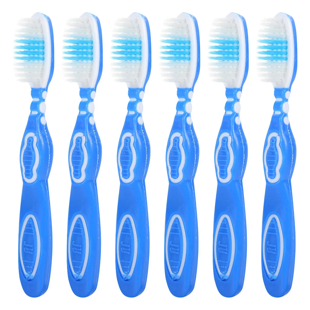 6 Pcs Prison Toothbrush Brushes Soft Bristle Use Portable Toothbrushes Household Travel