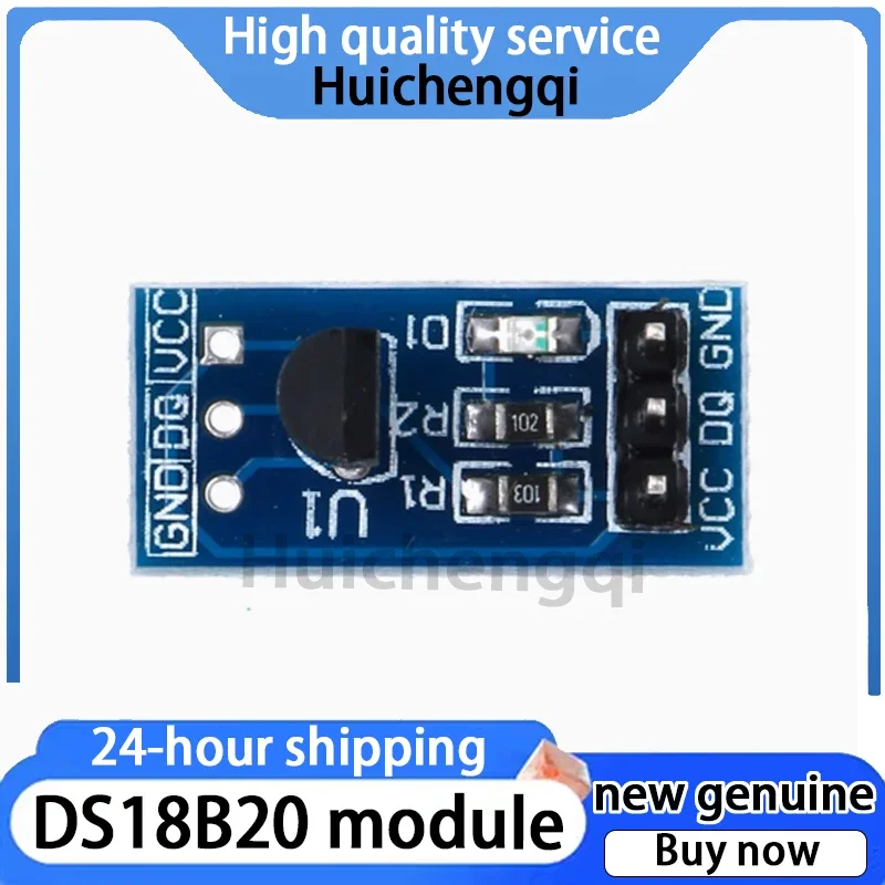 Módulo de medición de temperatura DS18B20, placa de desarrollo de módulo de sensor de temperatura, interruptor de control de temperatura, 2 uds.