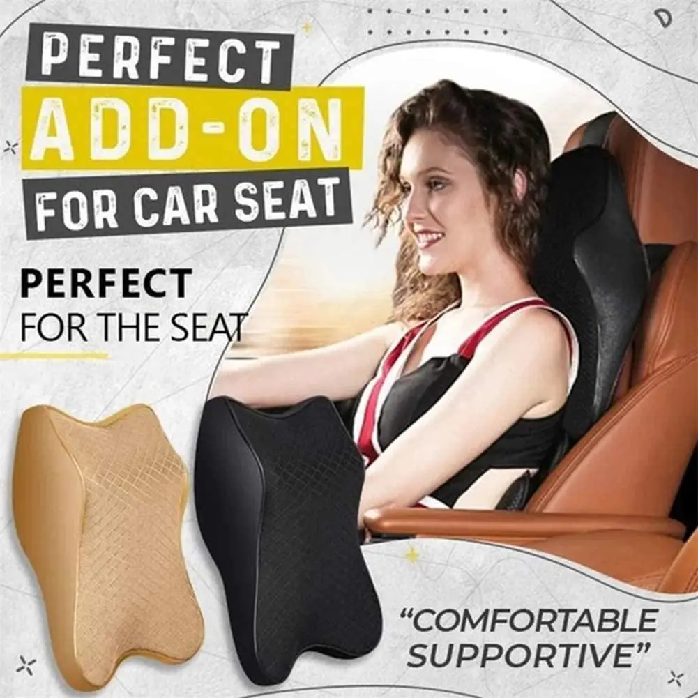 Car Seat Headrest Neck Rest Cushion Ergonomic Car Neck Pillow Durable Memory Foam Carseat Adjustable Neck Support