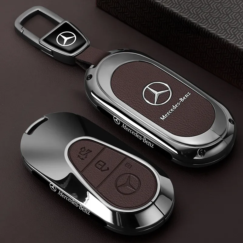 Mercedes Benz E300L keycase 25 models GLB220 car C260L men's GLE350 high-end feeling A200L shell buckle package