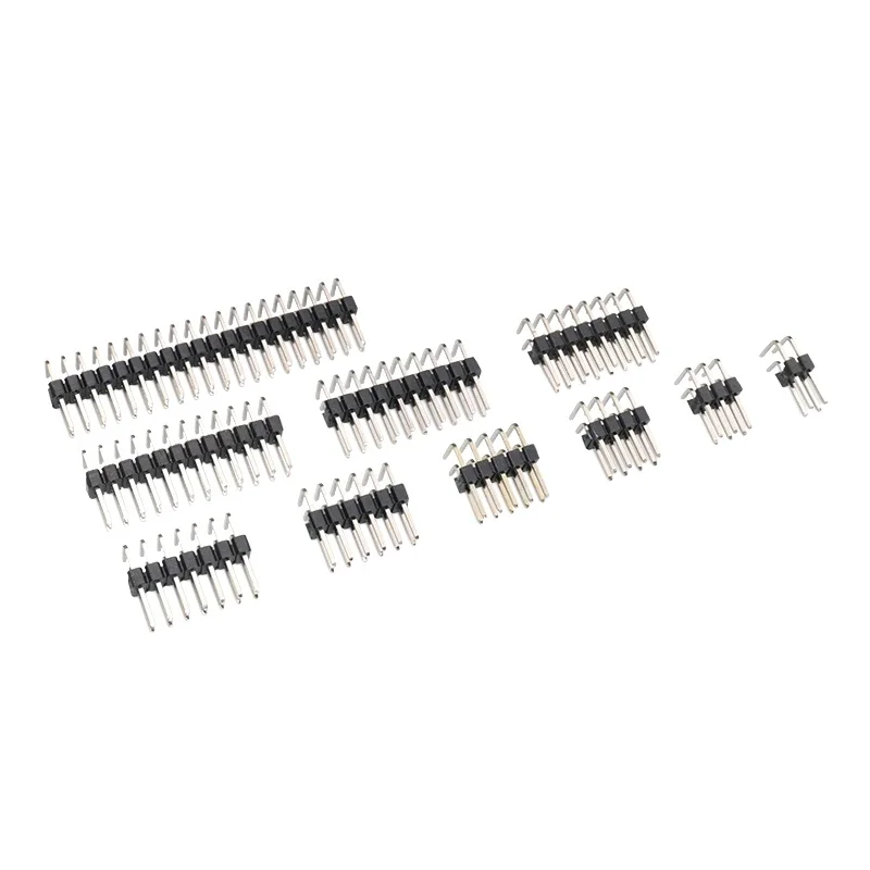 

2*2P 3P 4P 5P 6P 7P 8P 9P 10P 12P 13P 14P 15P 17P 20P 25P 27P 30P 40P Double two Row Pin Header Socket Pitch 2.54mm Connector