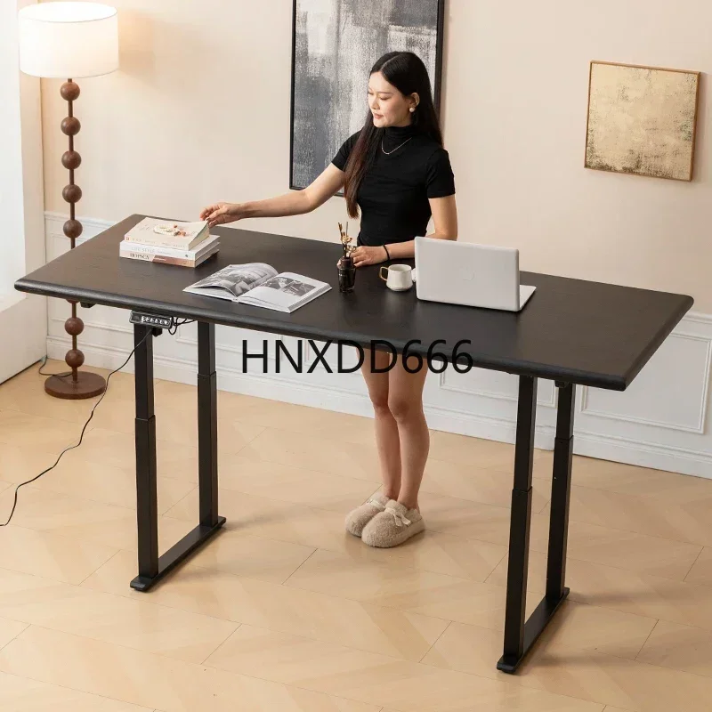 Elevate Writing Wood Desk Luxury Manager Adjustable Study Computer Table Standing Office Electric Escritorio Office Furniture