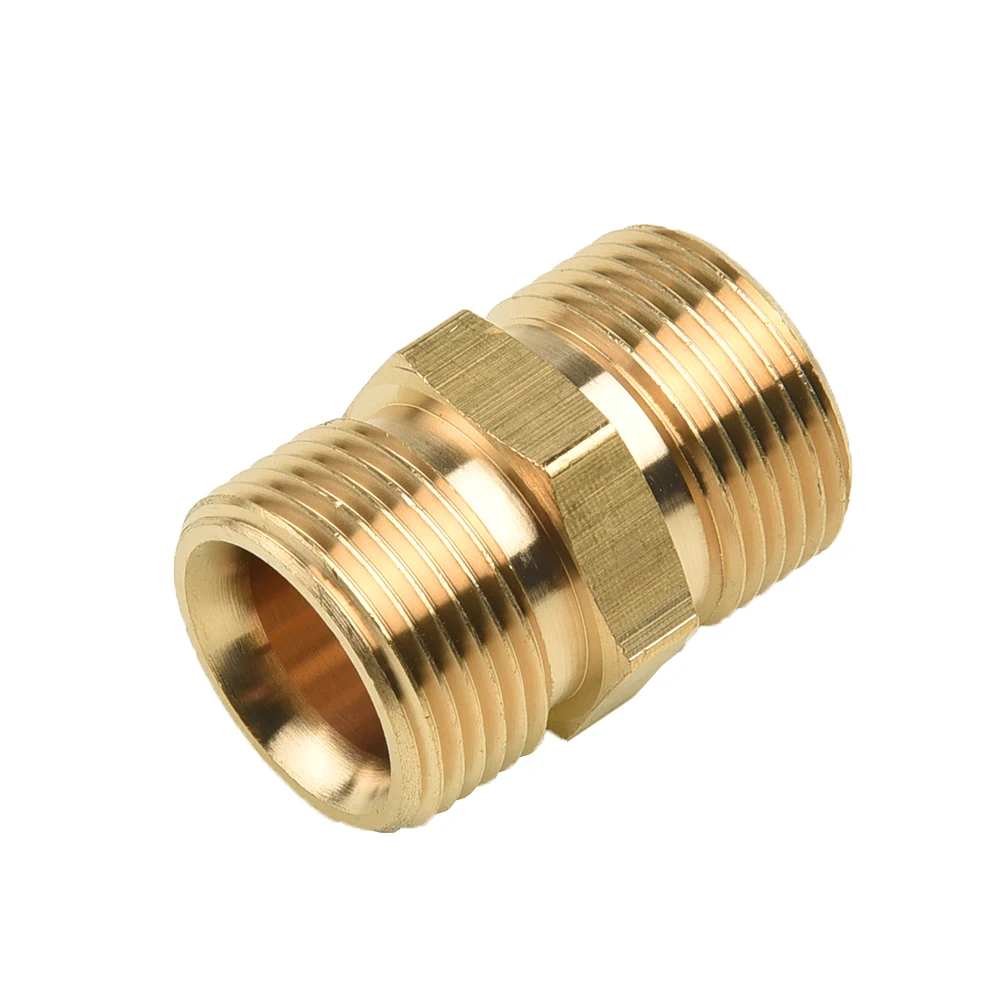 Male Power Pressure Washer Pump Hose Adaptor Outlet for Karcher Screw Fittings Golden 1PC Adaptor 2018 Hot New