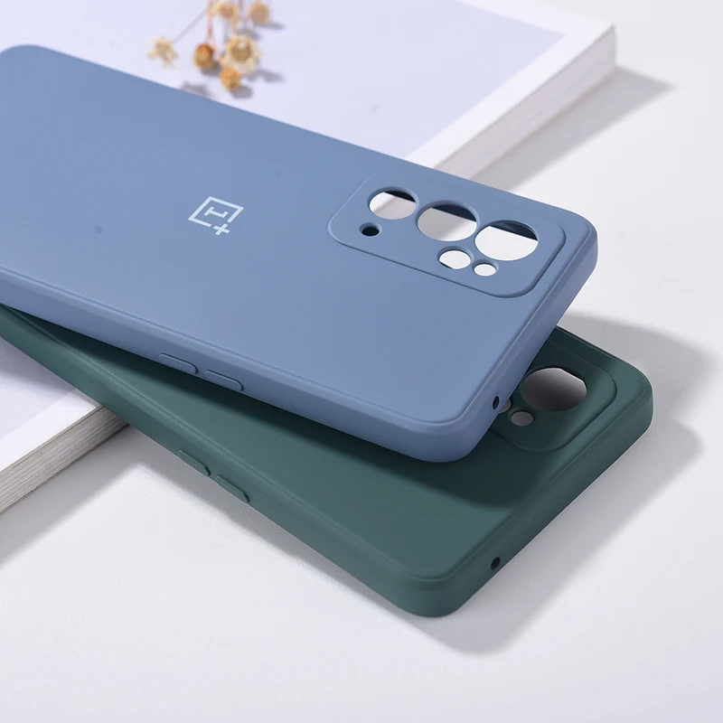 حافظة ناعمة من السيليكون السائل عالي الجودة لهاتف Oneplus 9RT بلون سادة من البولي يوريثان الحراري غطاء حماية كامل مضاد للصدمات لهاتف One Plus 1+ 9R
