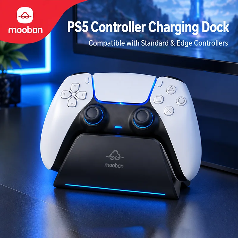 Control Charging Stand Dock For Sony PS5 Playstation Play Station PS 5 Pro Slim Edge DualSense Charger Gamepad Game Base Holder