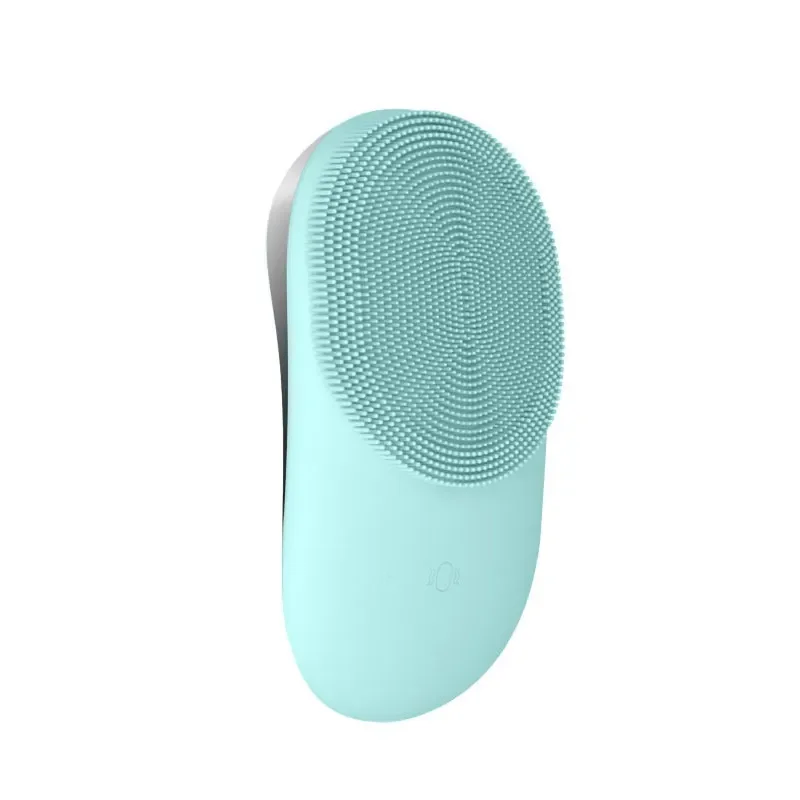 Brosse électrique en silicone pour le nettoyage en profondeur du visage, appareil de beauté, déterminer les vibrations