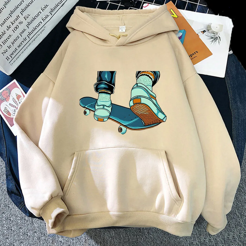 Skateboarding Graphic Hoodies Men/women Cartoon Manga Sweatshirt Skateboard Clothing Cool Casual Streetwear Long Sleeve Pullover