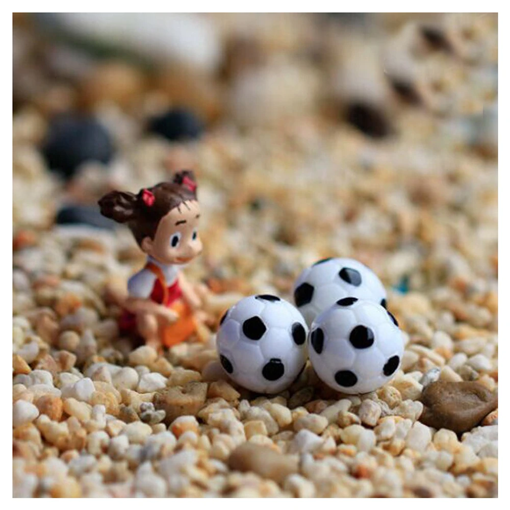 AA26P Dollhouse Miniature Bonsai Craft Garden Landscape Diy Footballs Decor 10 pcs