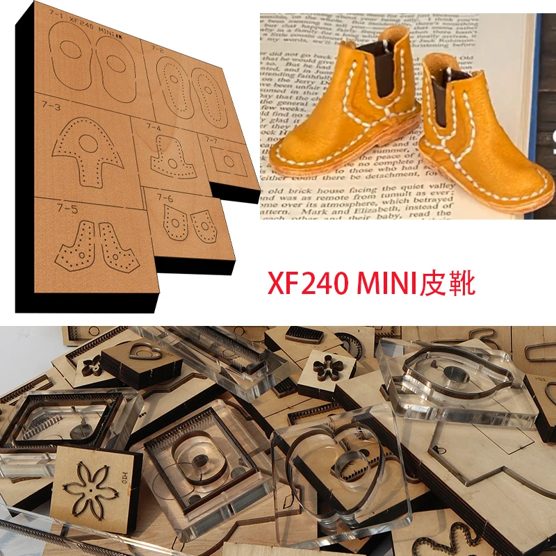 

New Japan Steel Blade Wooden Die Shoes baby shoes boots Leather Craft Punch Hand Tool Cut Knife Mould