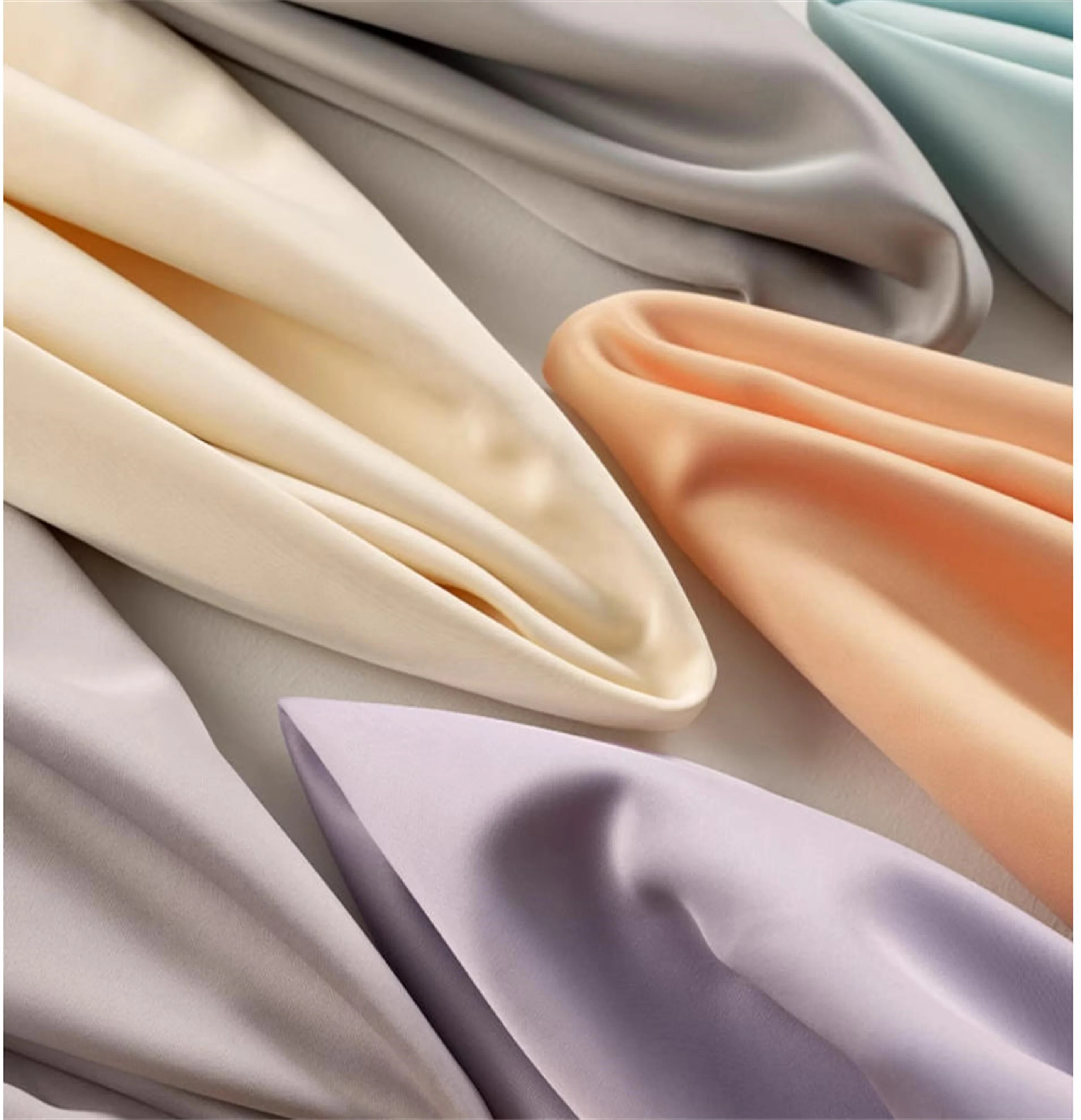 

Матовая толстая атласная двухсторонняя ткань с имитацией уксусной кислоты, однотонная трехмерная хрустящая тяжелая ткань, ткань для одежды