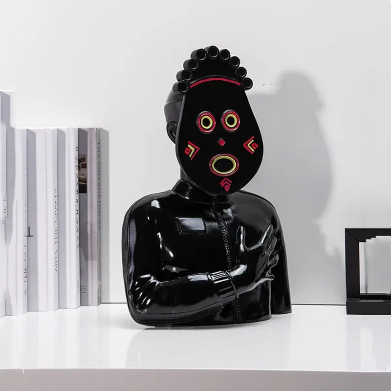 Nordic Home Decor Banksy Statue LivingRoom Decoration Home Accessories Resin Figure Sculpture Room Decor figurines for interior