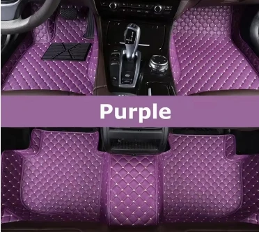 Customized For Suzuki Swift personalized luxury leather all-weather waterproof anti slip car floor mats