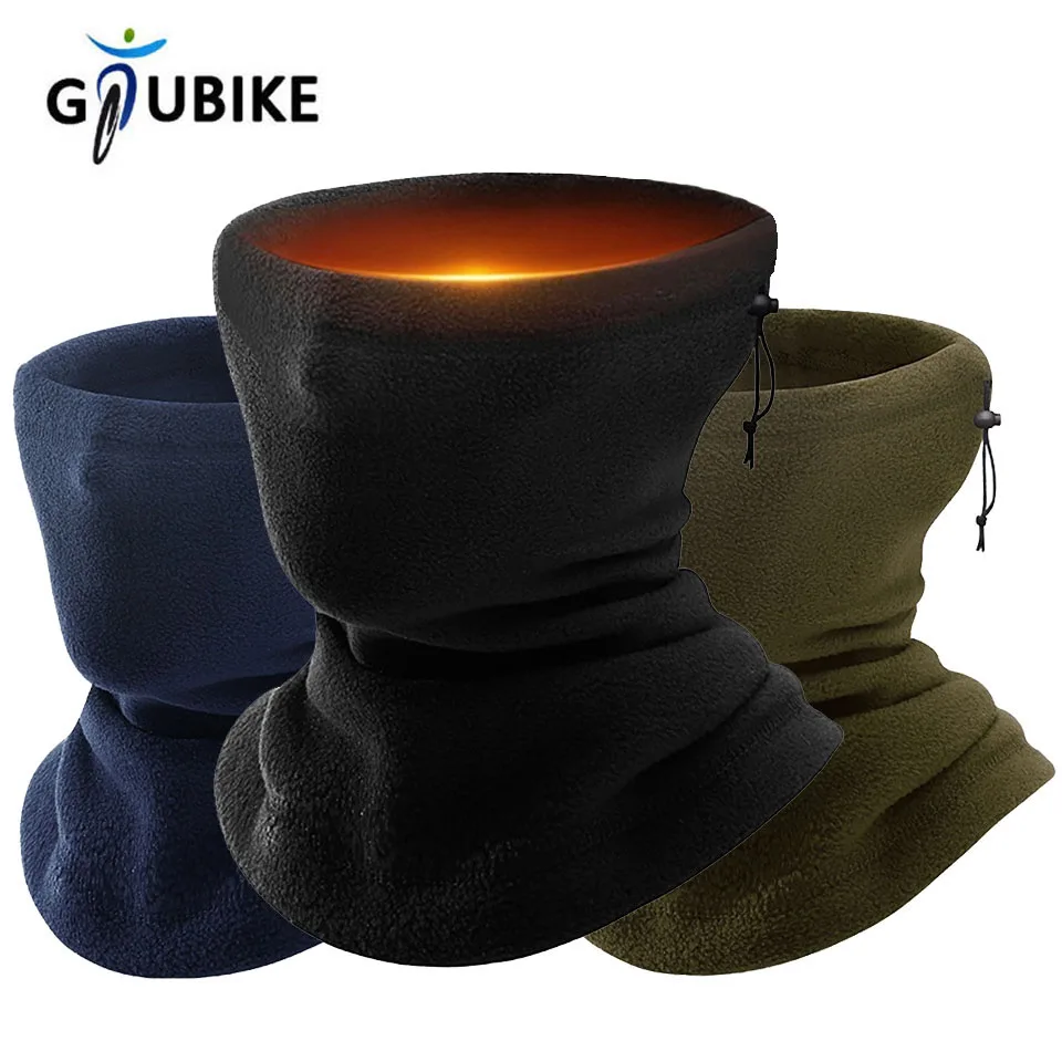 GTUBIKE Winter Fleece Bandana Thermal Scarf Neck Warmer Windproof Cycling Half Face Mask Skiing Running Sport Snowboard Cold